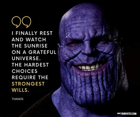 thanos best quotes